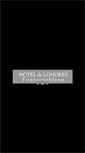 Mobile Screenshot of hoteldelondres.com