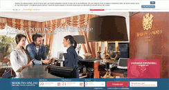 Desktop Screenshot of hoteldelondres.it